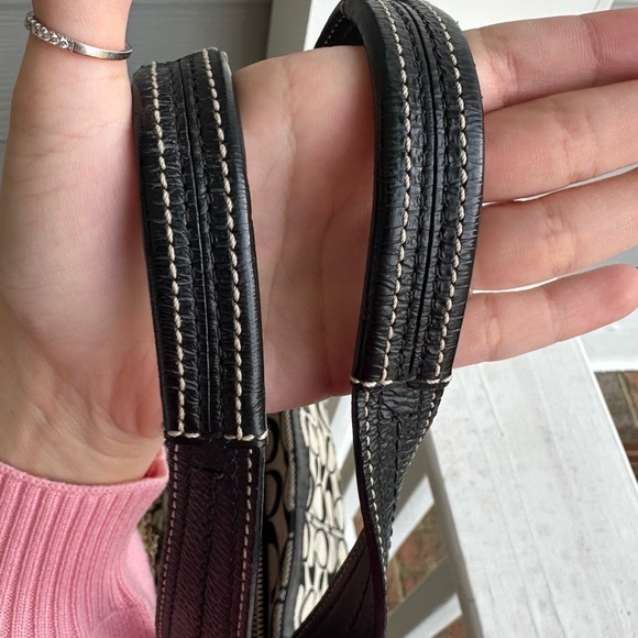 🖤 Coach Black Signature C Tote — Adjustable Straps + 🖤 - Picture 7 of 9